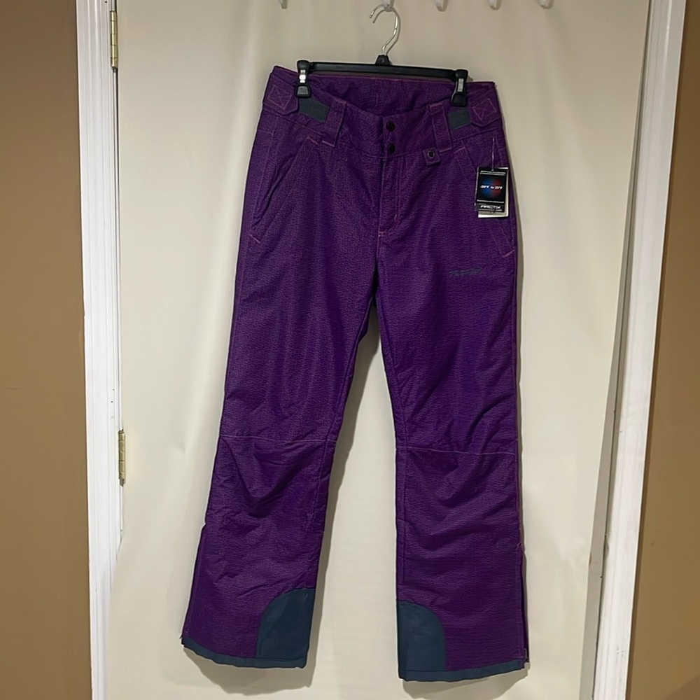 Arctix Purple and Gray Weather-Resistant Pants